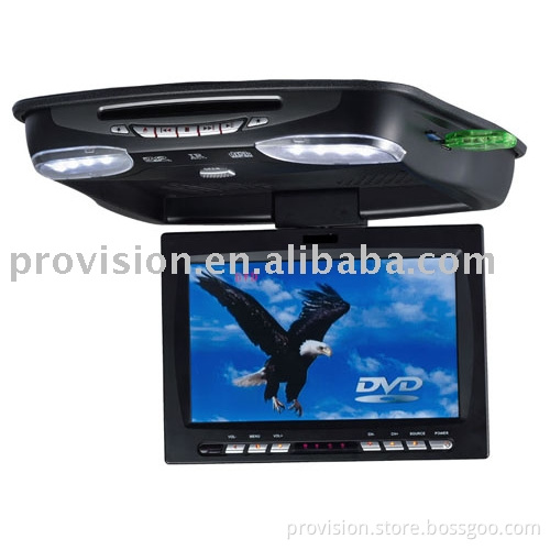 9.2/10.2/10.4 inch flip down monitor with DVD